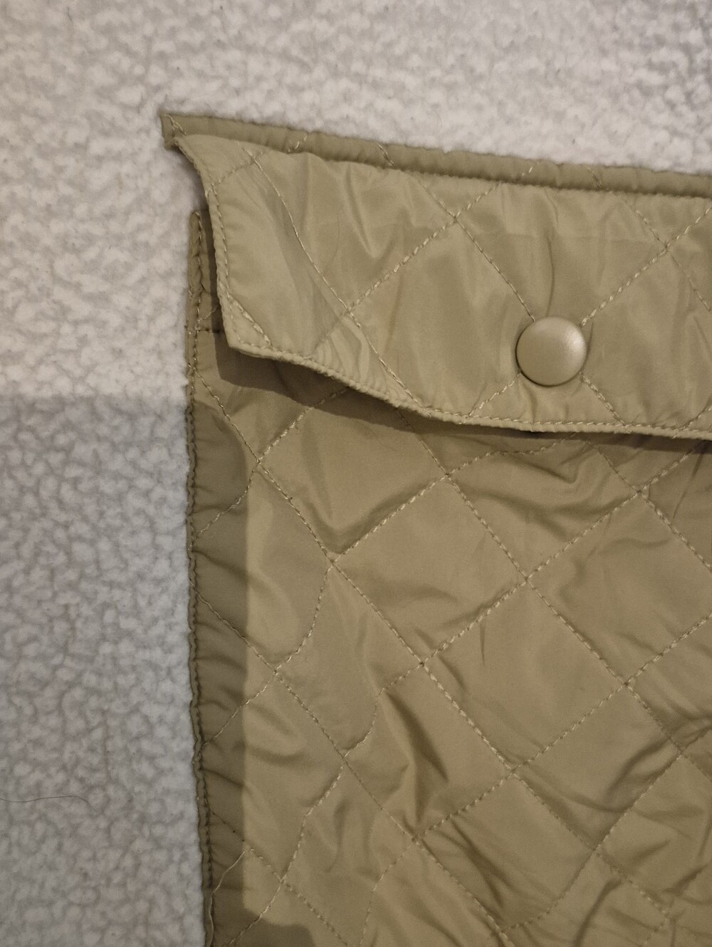 Madewell Cream Fleece Sherpa Pullover Jacket Sz.M - Picture 5 of 9